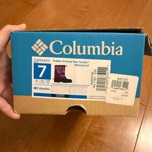 Columbia Toddler Twin Tundra Boots in Purple